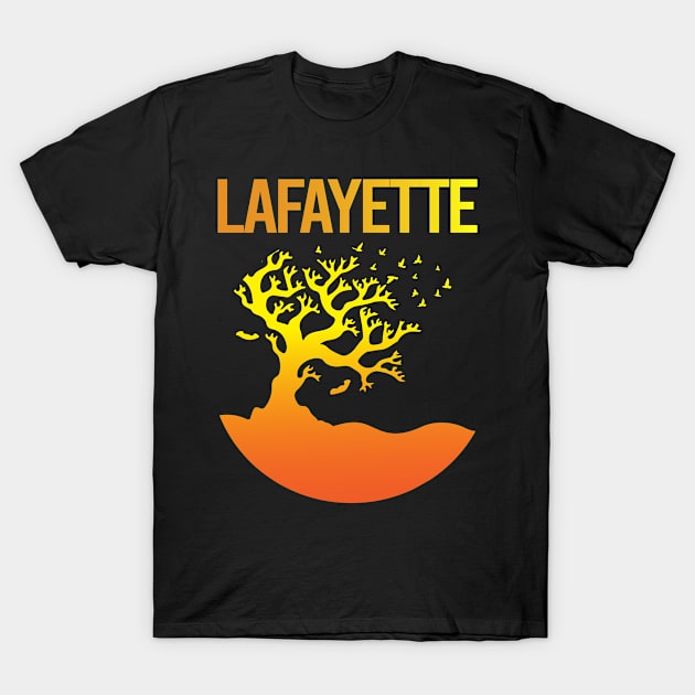 Neon Tree Art Lafayette T-Shirt by rosenbaumquinton52